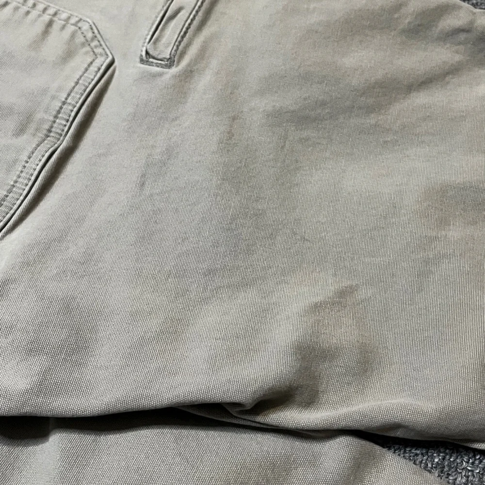 Ridgecut Toughwear Mens 34x32 Beige Canvas Carpenter Pants Utility Workwear - Picture 11 of 11